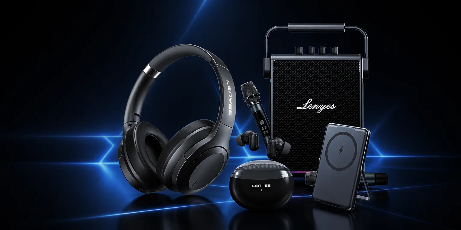 Audífonos, parlantes y accesorios Lenyes
